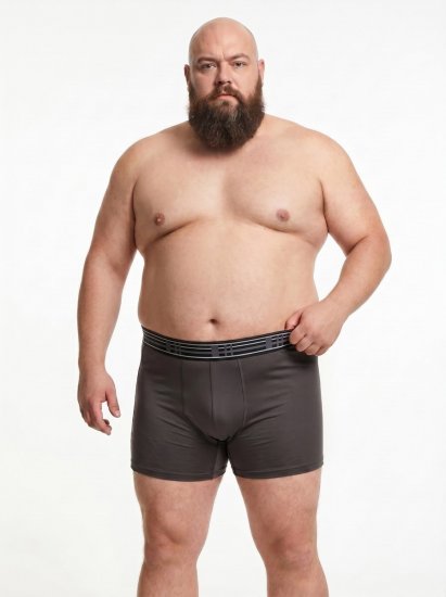 20 Nodi 979 Boxers lot de 3 Bordeaux/Gris/Bleu marine - Boxers - Boxers homme grande taille