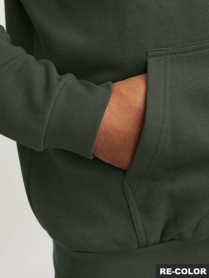 Jack & Jones Bradley Hoodie Dark Green - Sweatshirts & hoodies - Sweatshirts/Hoodies grande taille homme