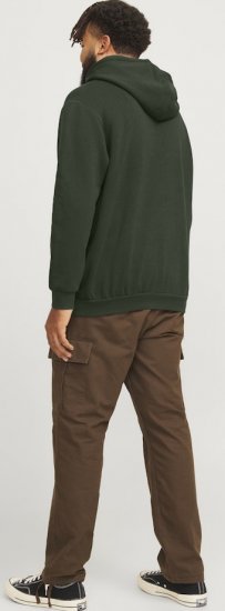 Jack & Jones Bradley Hoodie Dark Green - Sweatshirts & hoodies - Sweatshirts/Hoodies grande taille homme