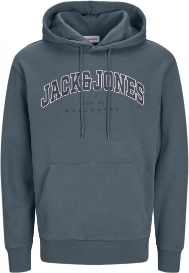Jack & Jones CALEB Hoodie Blue - Sweatshirts & hoodies - Sweatshirts/Hoodies grande taille homme