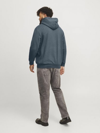 Jack & Jones CALEB Hoodie Blue - Sweatshirts & hoodies - Sweatshirts/Hoodies grande taille homme
