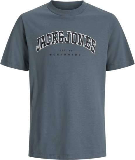 Jack & Jones Caleb Varsity T-Shirt Grey - T-shirts - T-shirts Homme Grande Taille