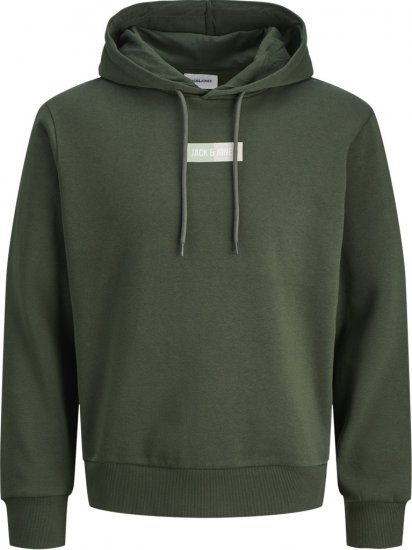 Jack & Jones Pan Hoodie Green - Sweatshirts & hoodies - Sweatshirts/Hoodies grande taille homme