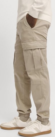 Jack & Jones Jonnie Cuffed Cargo Pants Beige - Jeans et pantalons - Jeans et Pantalons grande taille 