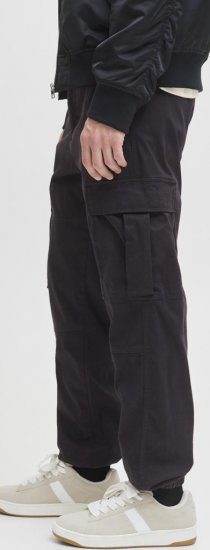 Jack & Jones Jonnie Cuffed Cargo Pants Black - Jeans et pantalons - Jeans et Pantalons grande taille 