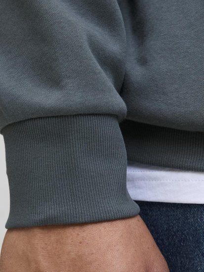 Jack & Jones 2 COL LOGO Hoodie Grey - Sweatshirts & hoodies - Sweatshirts/Hoodies grande taille homme