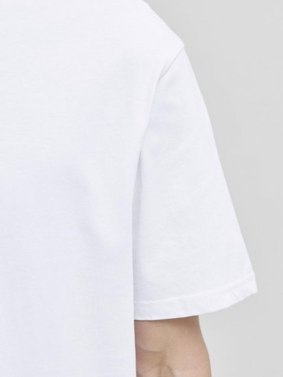 Jack & Jones Soho T-Shirt White - T-shirts - T-shirts Homme Grande Taille