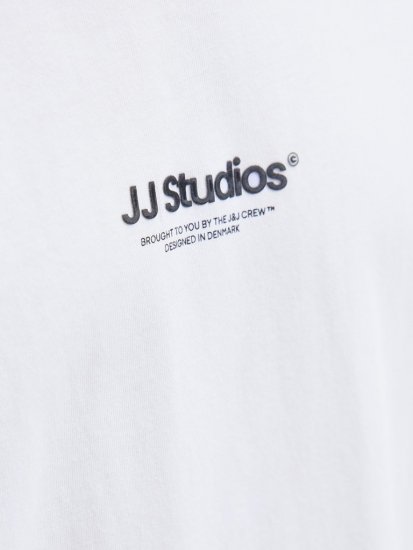 Jack & Jones Soho T-Shirt White - T-shirts - T-shirts Homme Grande Taille