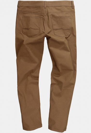 JP1880 Twill Trousers Belly Fit 5-Pocket Brown - Jeans et pantalons - Jeans et Pantalons grande taille 