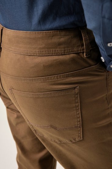 JP1880 Twill Trousers Belly Fit 5-Pocket Brown - Jeans et pantalons - Jeans et Pantalons grande taille 