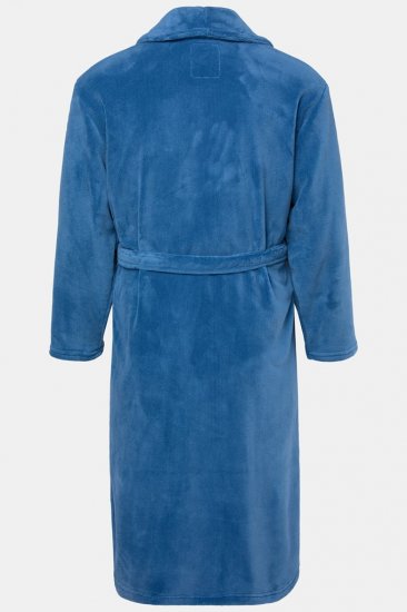 JP1880 Bathrobe with Spacious Pockets Denim Blue - Sous-vêtements & bain - Sous-vêtements Grande Taille