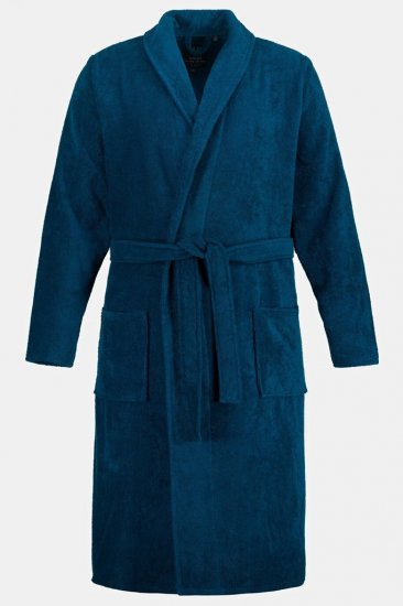 JP1880 Bathrobe Terry Navy - Peignoirs/serviettes de bain - Peignoirs grande taille pour hommes
