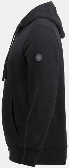 JAY-PI Hoodie with Soft Brushed Interior Black - Sweatshirts & hoodies - Sweatshirts/Hoodies grande taille homme
