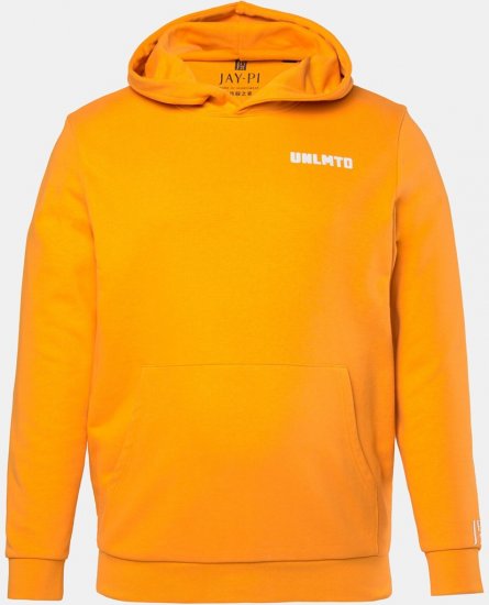 JAY-PI Hoodie UNLMTD Orange - Sweatshirts & hoodies - Sweatshirts/Hoodies grande taille homme
