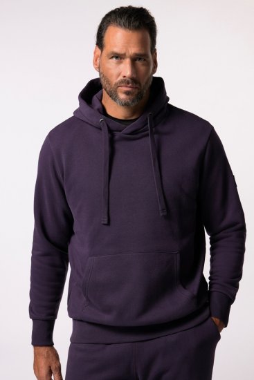 JAY-PI Hoodie with Soft Brushed Interior Purple - Sweatshirts & hoodies - Sweatshirts/Hoodies grande taille homme