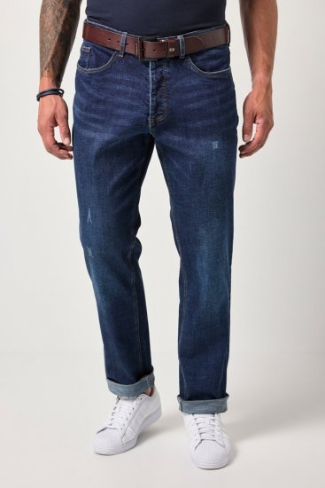 JP1880 FLEXNAMIC Jeans Tapered Loose Fit Dark Denim Blue - Jeans et pantalons - Jeans et Pantalons grande taille 