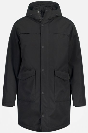 JP1880 Warm Parka with Wind Cuffs Black - Vestes - Vestes homme grandes tailles
