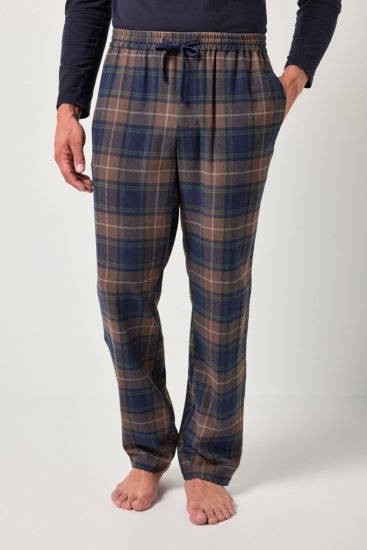 JP1880 Pyjama Trousers Flannel Check Brown - Sous-vêtements & bain - Sous-vêtements Grande Taille