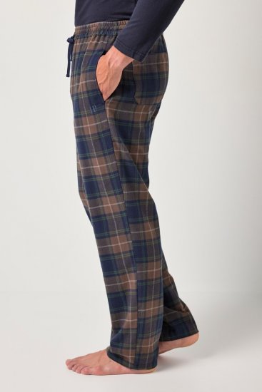 JP1880 Pyjama Trousers Flannel Check Brown - Sous-vêtements & bain - Sous-vêtements Grande Taille