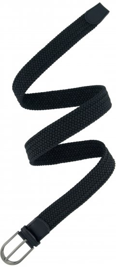 Ulla Popken Elastic Belt Black - Ceintures femme - 