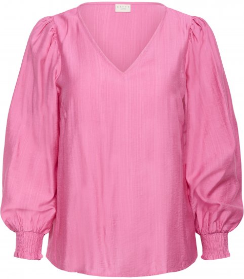 Kaffe Curve Sofia Blouse Pink Power - Chemisiers - 