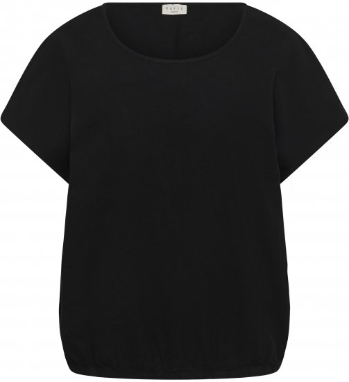 Kaffe Curve Nana Blouse à manches courtes Noir - Blouses et tuniques - 