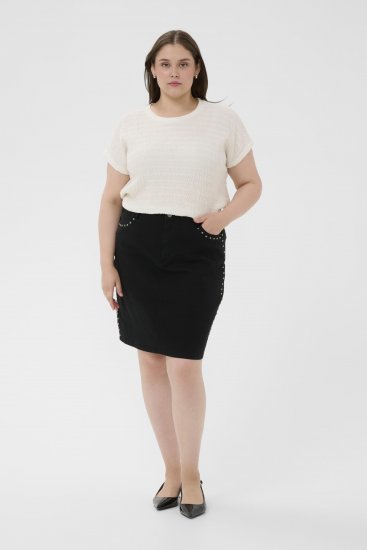 Kaffe Curve Felice Blouse Chalk - Chemisiers - 