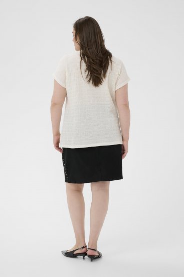 Kaffe Curve Felice Blouse Chalk - Chemisiers - 