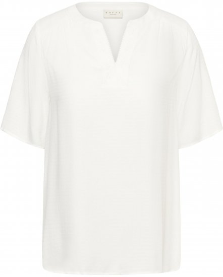 Kaffe Curve Mina Lace Blouse Chalk White - Blouses et tuniques - 