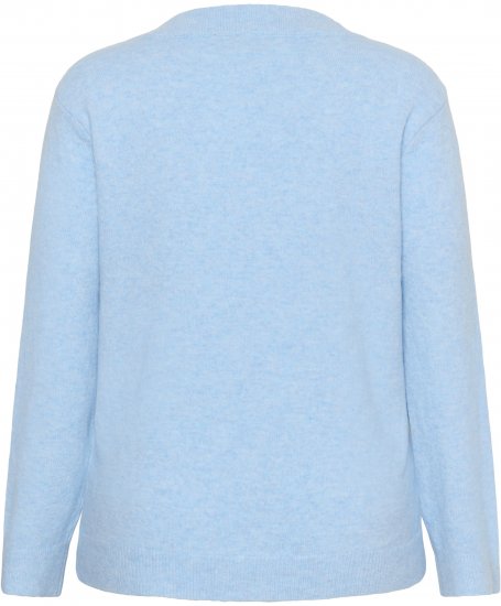 Kaffe Curve Jilanda V-Neck Pullover Blue - Pulls et mailles - 