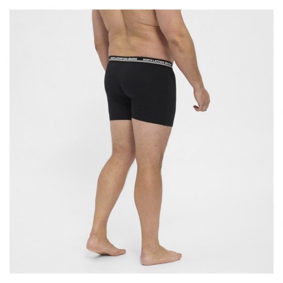 North Latitude 5-Pack Boxershorts Black - Boxers - Caleçons Grande Taille 
