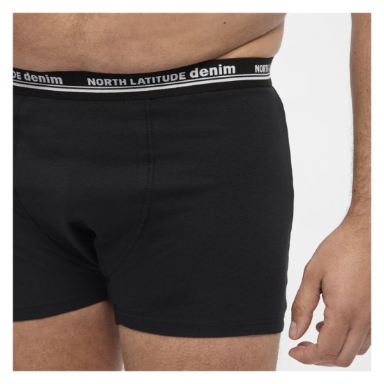 North Latitude 5-Pack Boxershorts Black - Boxers - Caleçons Grande Taille 
