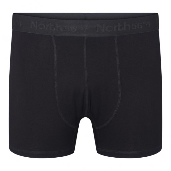 North Latitude Bamboo 2-Pack Trunks Black - Boxers - Caleçons Grande Taille 