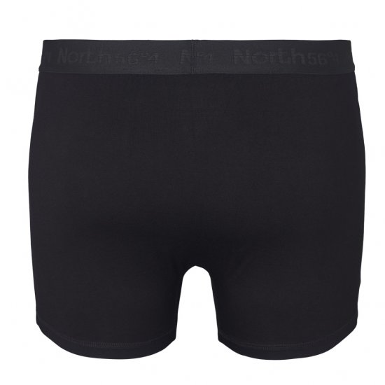 North Latitude Bamboo 2-Pack Trunks Black - Boxers - Caleçons Grande Taille 
