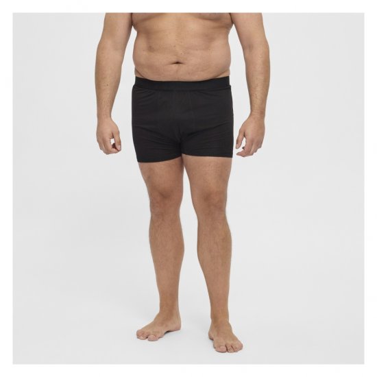 North Latitude Bamboo 2-Pack Trunks Black - Boxers - Caleçons Grande Taille 