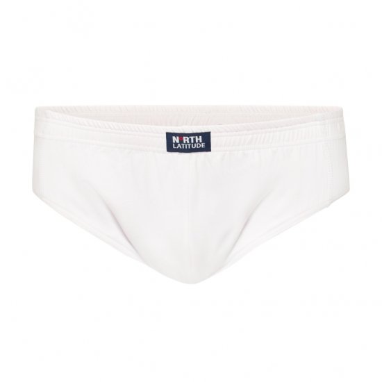North Latitude Brief Underwear White - Slip - Slip grande taille pour homme