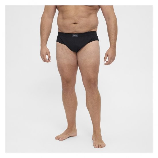 North Latitude Brief Underwear Black - Slip - Slip grande taille pour homme