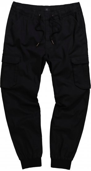 JP1880 Cargo Trousers with Many Pockets Stretchy Black - Jeans et pantalons - Jeans et Pantalons grande taille 