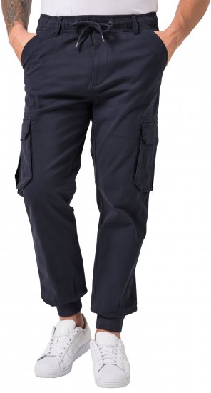 JP1880 Stretchy FLEXNAMIC Cargo Pants Navy - Pantalons cargo - Pantalon Cargo Hommes Grandes Tailles