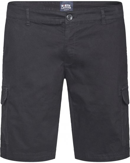 North Latitude 61148 Short Cargo Noir - Shorts - Shorts hommes grande taille