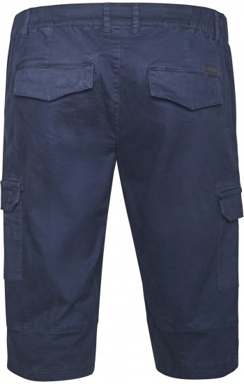 North Latitude 61150 Cargo Comfort Fit Capri Bleu Marine - Shorts - Shorts hommes grande taille