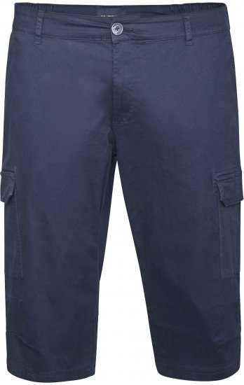 North Latitude 61150 Cargo Comfort Fit Capri Bleu Marine - Shorts - Shorts hommes grande taille
