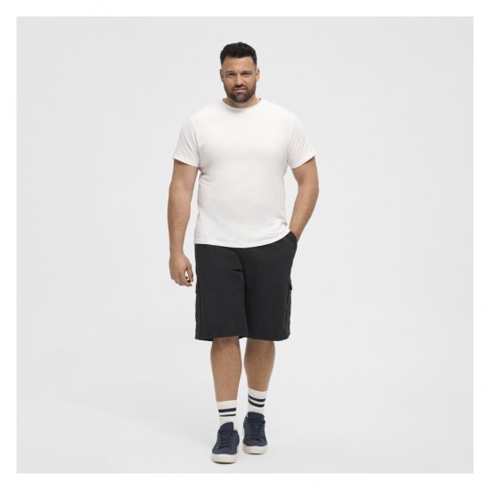 North Latitude Cargo Shorts Black - Shorts - Shorts hommes grande taille