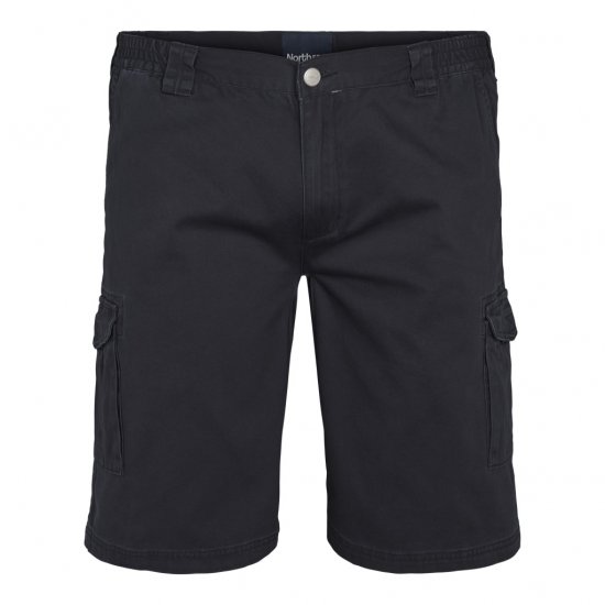 North Latitude Cargo Shorts Navy Blue - Shorts - Shorts hommes grande taille