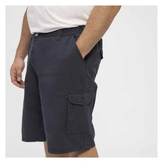 North Latitude Cargo Shorts Navy Blue - Shorts - Shorts hommes grande taille
