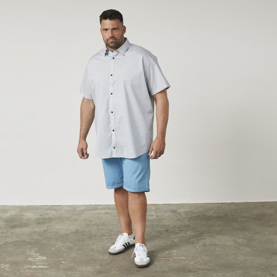 North Latitude 61147 Short Chino Bleu Moyen - Shorts - Shorts hommes grande taille