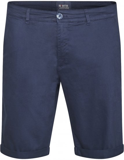North Latitude 61147 Short Chino Bleu Marine - Shorts - Shorts hommes grande taille