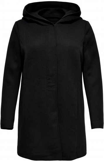 Only Carmakoma Sedona Light Coat Black - Manteaux d’hiver - 