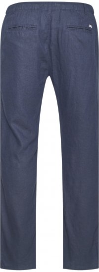 North Latitude 61155 Pantalon En Lin Coupe Confort Bleu Marine - Jeans et pantalons - Jeans et Pantalons grande taille 