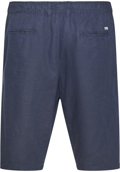 North Latitude 61154 Short En Lin Coupe Confort Bleu Marine - Shorts - Shorts hommes grande taille